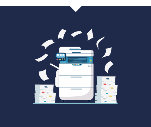 突然プリンターから大量の脅迫文が印刷された