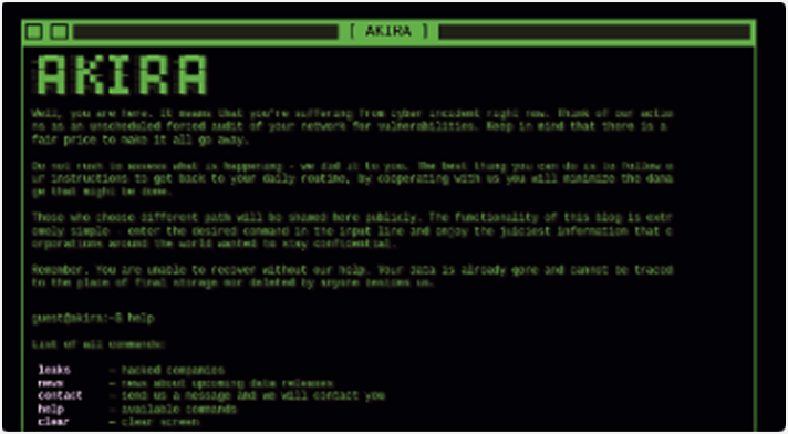 AKIRA | 各種ランサムウェア